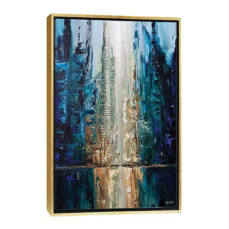 Framed Art-Kirklands Home Infinite Reflection Abstract Canvas Framed Art
