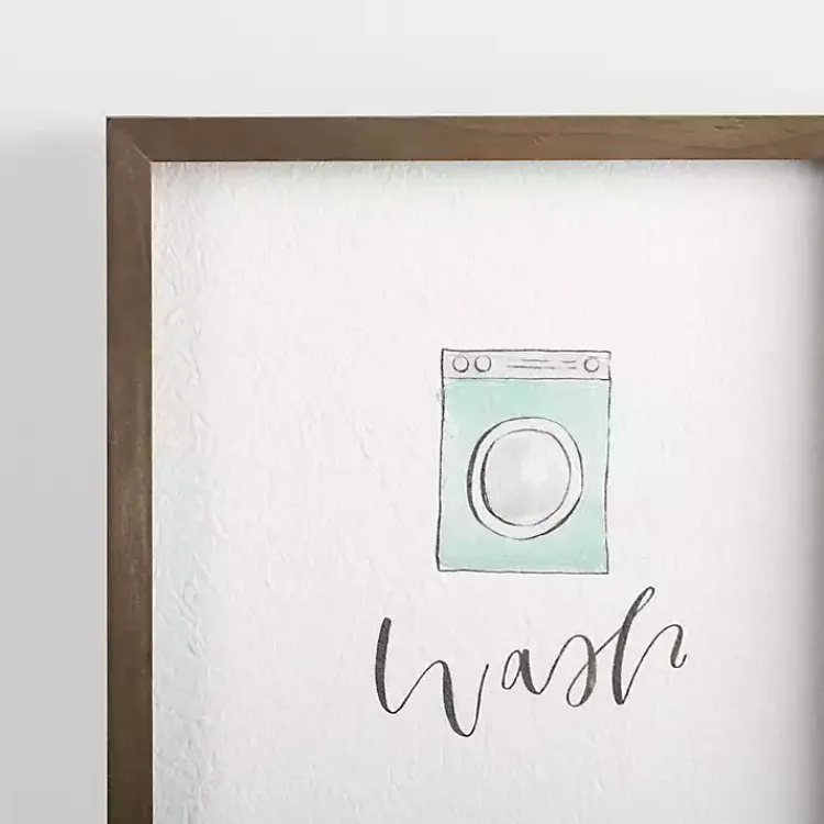 Wall Plaques-Kirklands Home Wash Dry Fold Wall Plaques, Set of 4