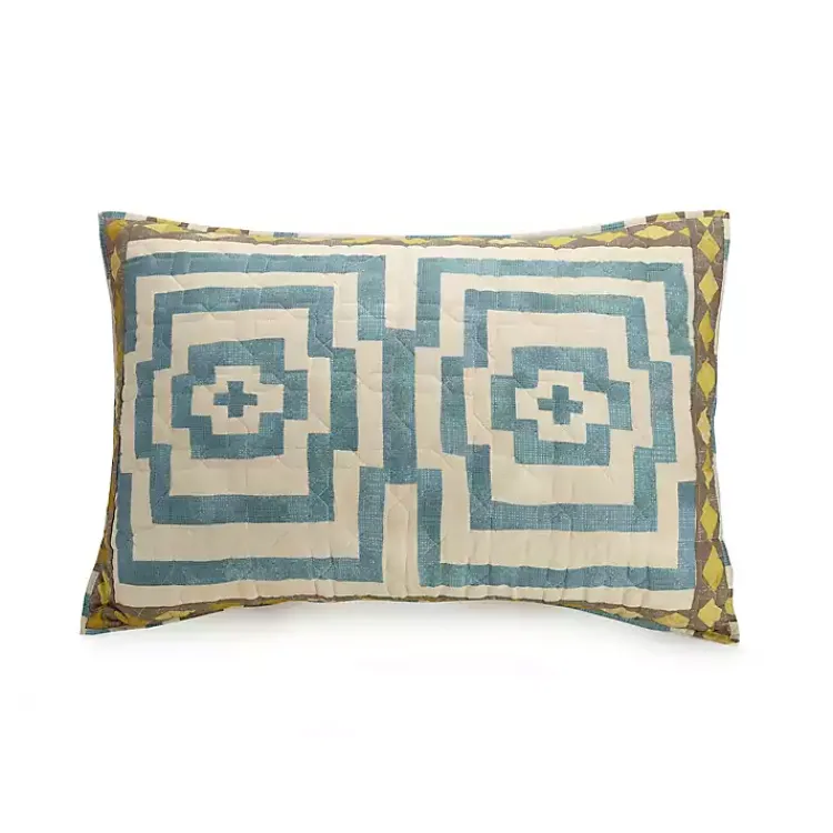 Quilts-Kirklands Home Justina Blakeney Blue Hypnotic Queen Quilt Set