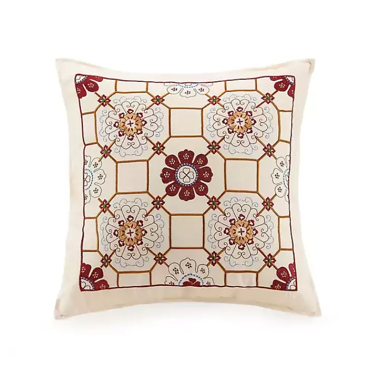 Comforters-Kirklands Home Shyla Yellow Vinework King 5-pc. Comforter Set