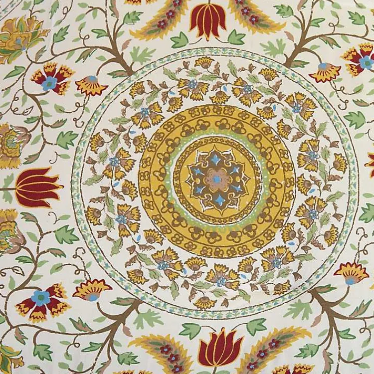 Comforters-Kirklands Home Shyla Yellow Vinework King 5-pc. Comforter Set