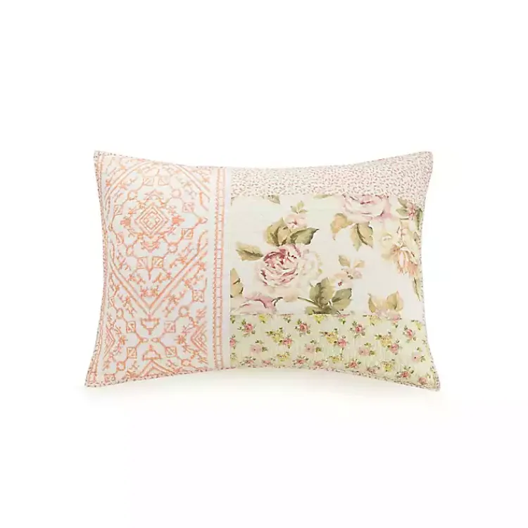 Quilts-Kirklands Home Yellow and Pink Patchwork Blooms Full/Queen Quilt