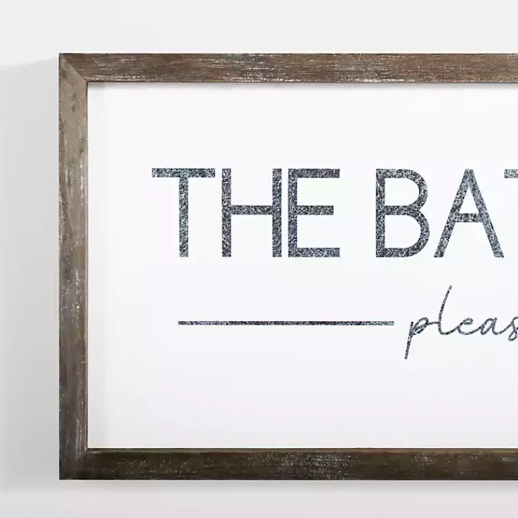 Wall Quotes & Signs-Kirklands Home Please Seat Yourself Framed Wall Plaque