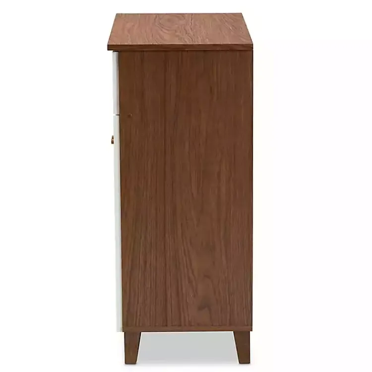 Entryway Furniture-Kirklands Home Collier Two-Tone Drawer Shoe Storage Cabinet