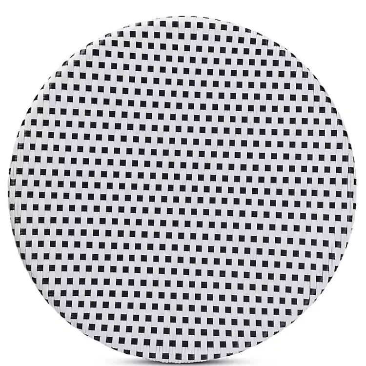 Dining Sets-Kirklands Home Black and White Woven 5-pc. Dining Set