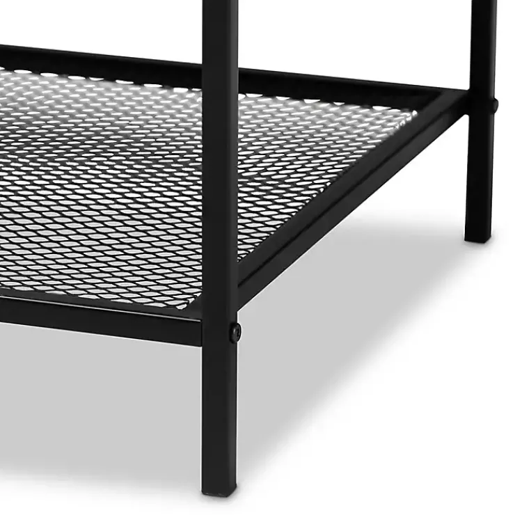 Coffee Tables-Kirklands Home Wood Raised Edge Coffee Table Brown