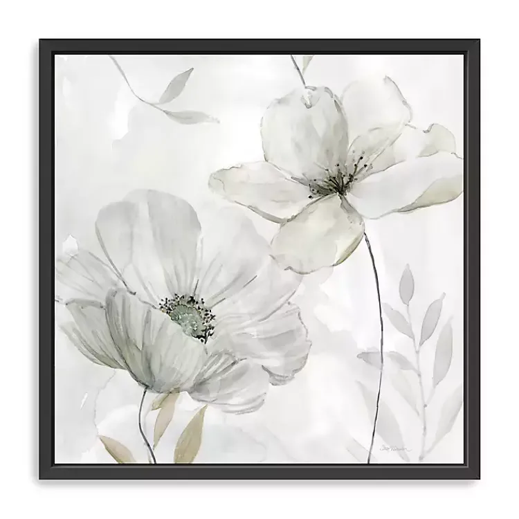 Canvas Art-Kirklands Home White Whispers II Framed Canvas Art Print, 22x22