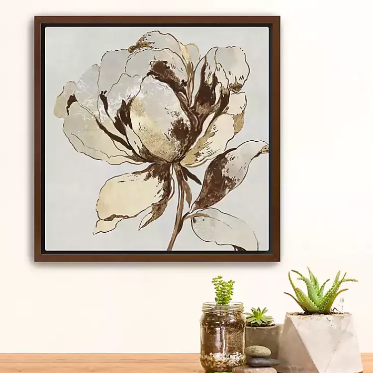 Framed Art-Kirklands Home Golden Blossom II Framed Canvas Art Print