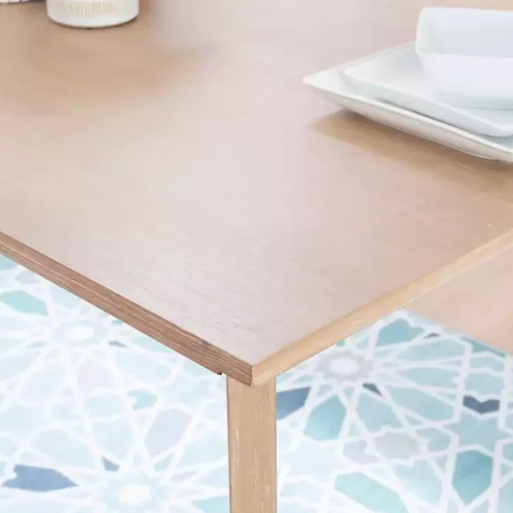 Dining Tables-Kirklands Home Colleen Natural Midcentury Dining Table Brown