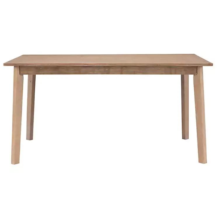 Dining Tables-Kirklands Home Colleen Natural Midcentury Dining Table Brown