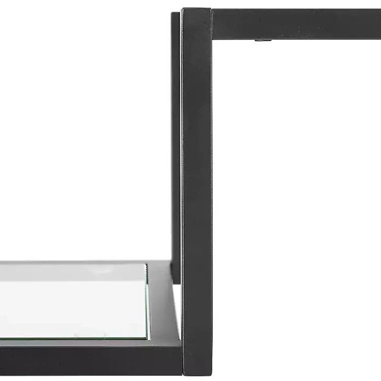 Console Tables-Kirklands Home Matte Multi Level Console Table Black