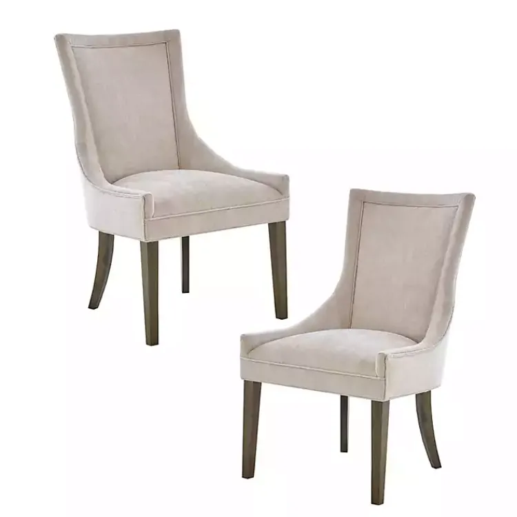 Dining Chairs-Kirklands Home Madison Park Ultra Dining Chairs, Set of 2 Ivory