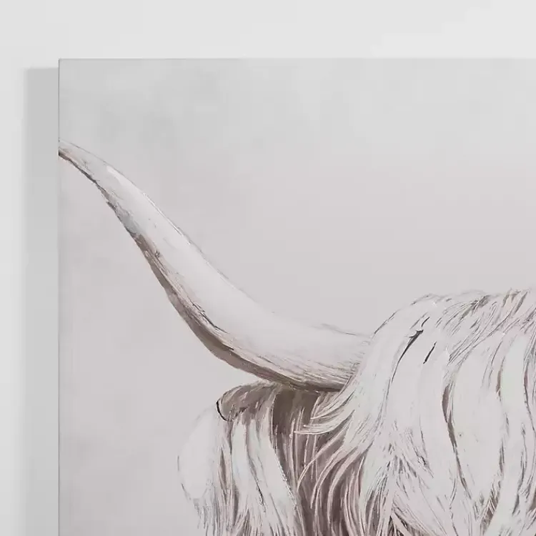 Canvas Art-Kirklands Home Shy Highland Cow Canvas Art Print