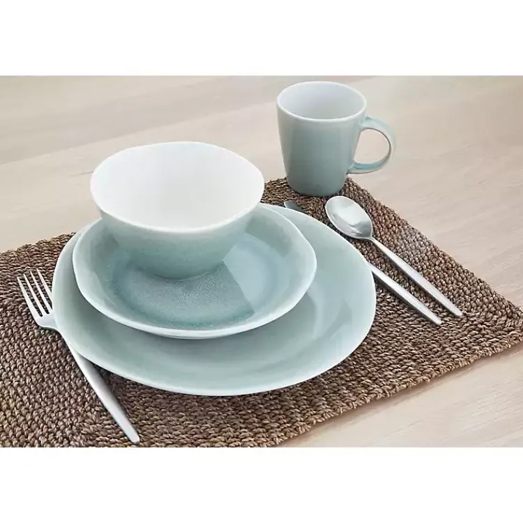 Dinnerware-Kirklands Home Sage Sand 16-pc. Dinnerware Set Green