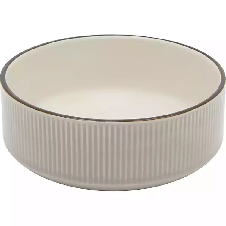 Dinnerware-Kirklands Home Betsy Taupe Ribbed 16-pc. Dinnerware Set Tan