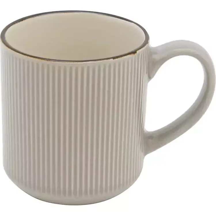 Dinnerware-Kirklands Home Betsy Taupe Ribbed 16-pc. Dinnerware Set Tan