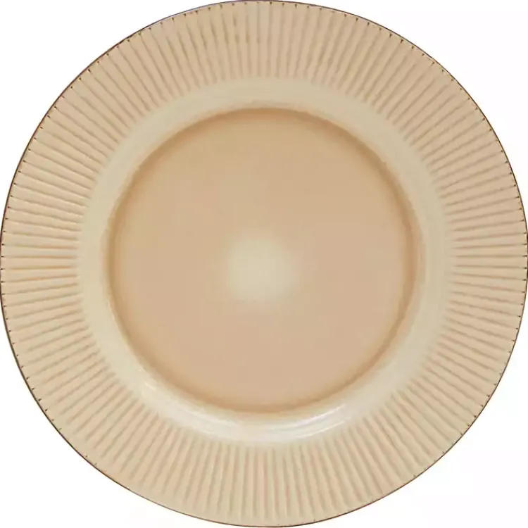 Dinnerware-Kirklands Home Betsy Cream Ribbed 16-pc. Dinnerware Set Tan