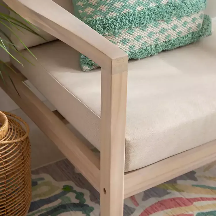 Outdoor Seating-Kirklands Home Natural Acacia Wood 2-pc. Outdoor Accent Chair Set Tan