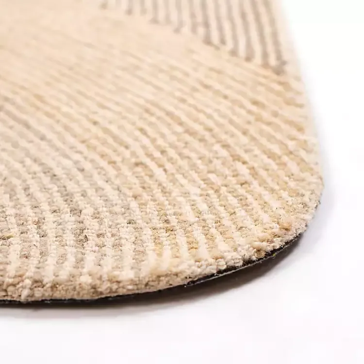 Area Rugs-Kirklands Home Merced Rounded Corners Area Rug, 7x9 Tan