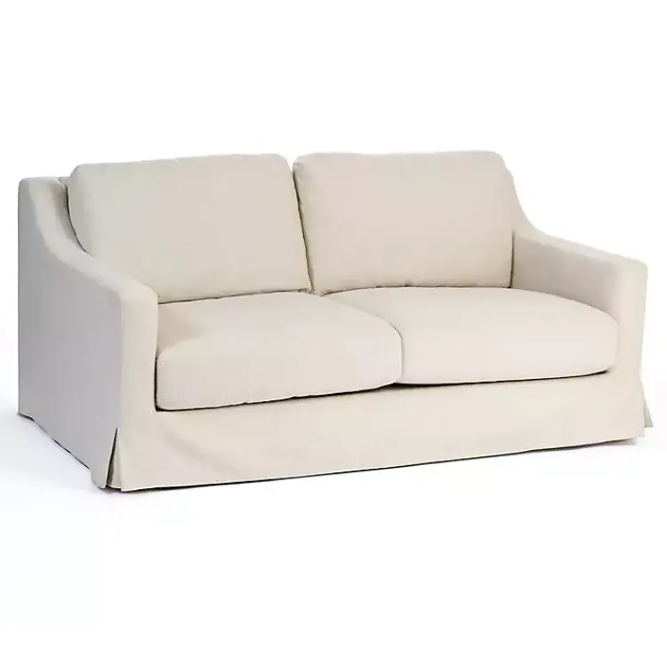 Sofas & Loveseats-Kirklands Home Upholstered Weekend Sofa Ivory