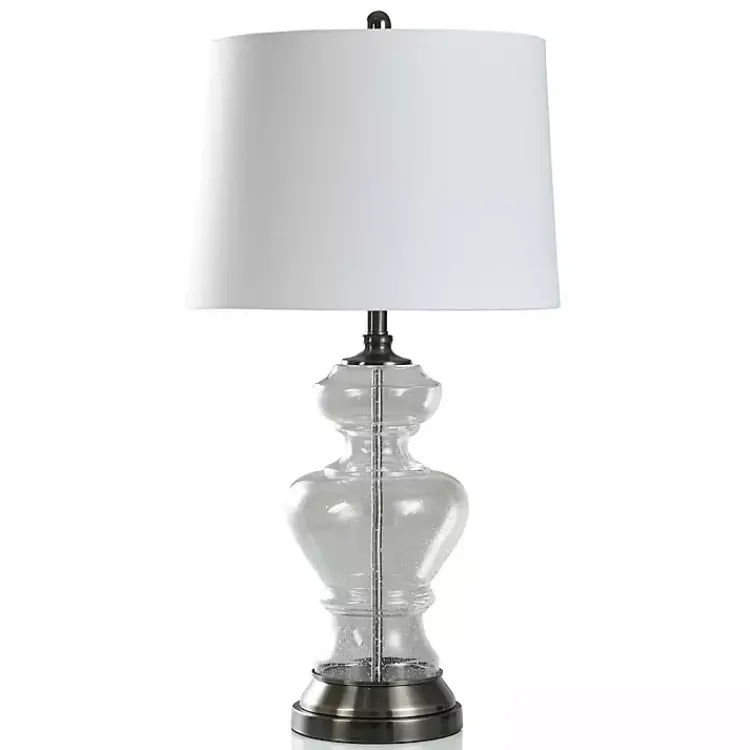 Table Lamps-Kirklands Home Clear Seeded Opulent Table Lamp