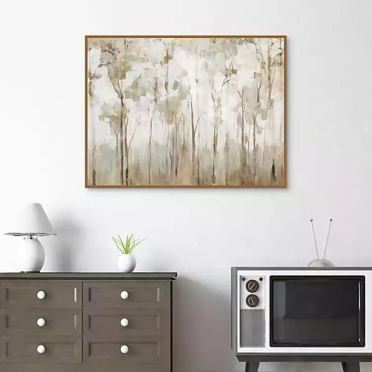 Canvas Art-Kirklands Home Abstract Woodland Forest Framed Canvas Art Print