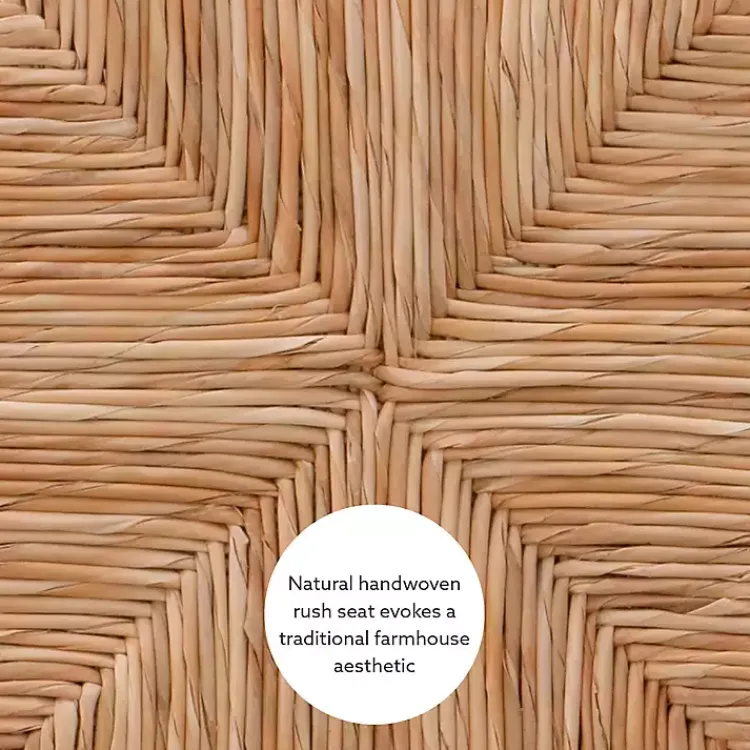 Bar Stools & Counter Height Stools-Kirklands Home Wood Seagrass Backless 2-pc. Bar Stool Set Brown