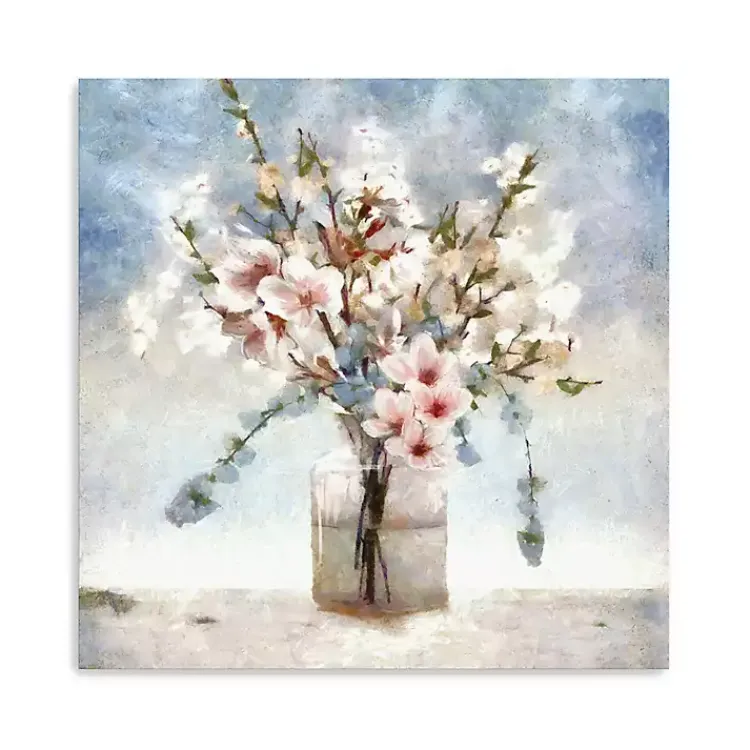 Canvas Art-Kirklands Home Sakura Jar Canvas Art Print, 40x40 in.