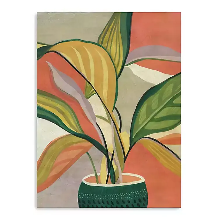 Canvas Art-Kirklands Home Potted Bird of Paradise Giclee Canvas Art Print
