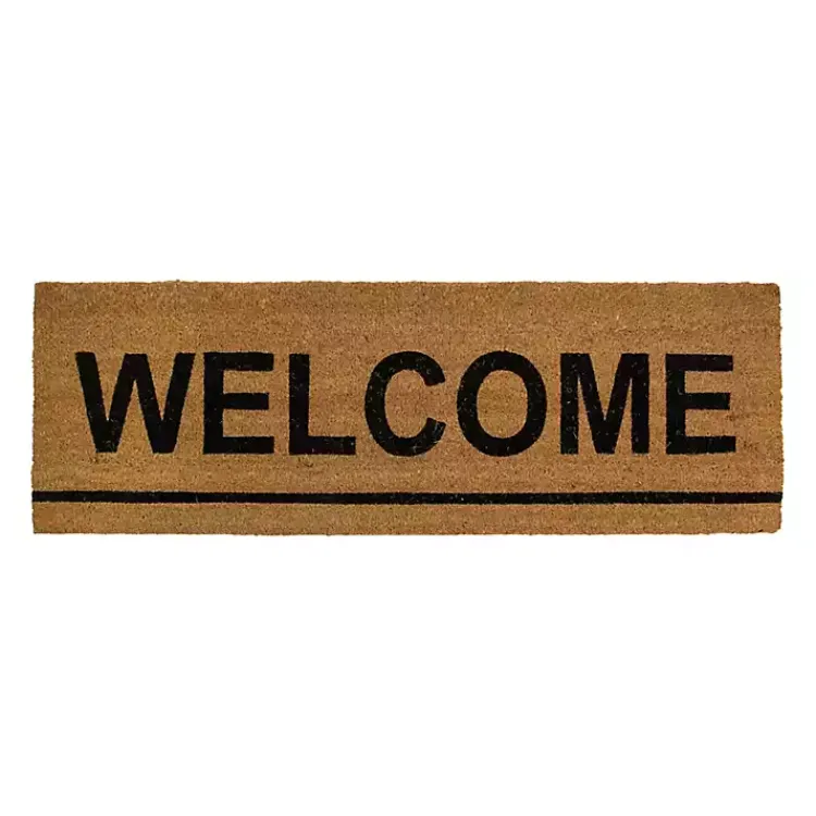 Doormats-Kirklands Home Natural Coir Welcome Doormat