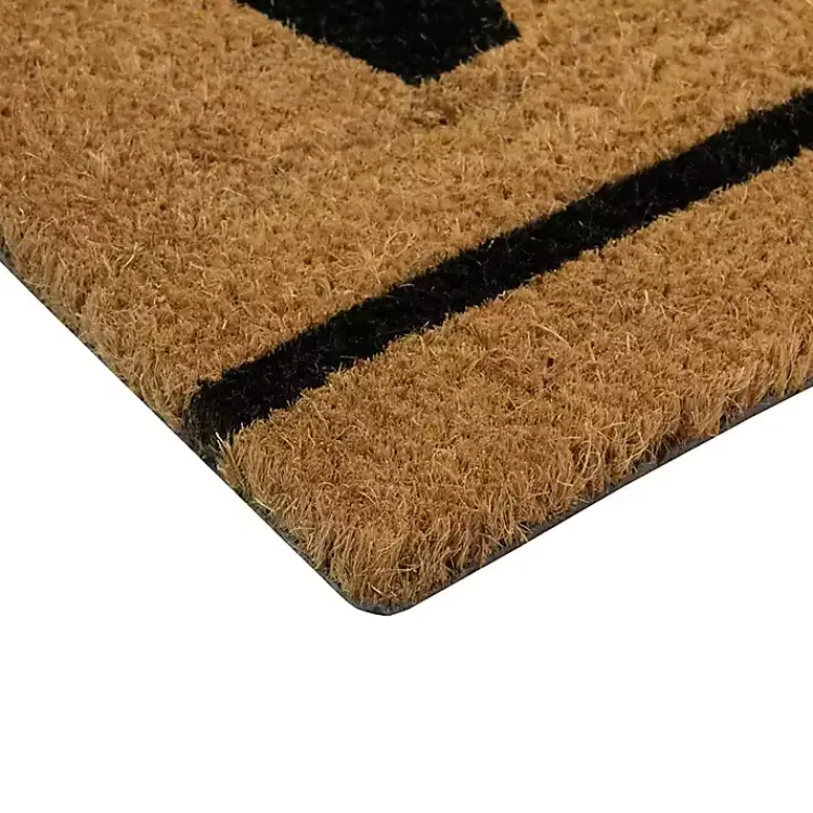 Doormats-Kirklands Home Natural Coir Welcome Doormat