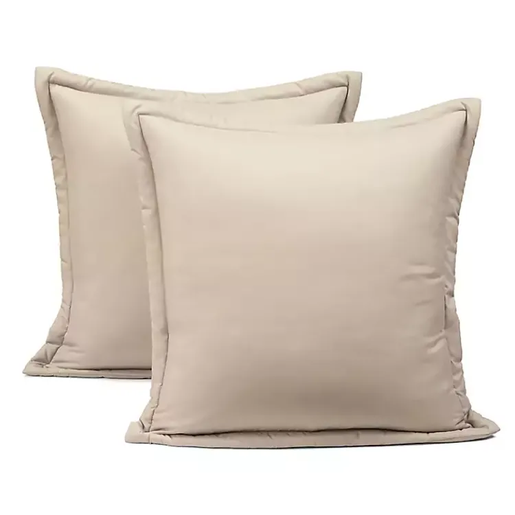 Comforters-Kirklands Home Tan Pintuck Stripe Full/Queen 5-pc. Comforter Set