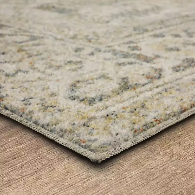 Area Rugs-Kirklands Home Wilcox Medallion Runner, 2x8 Ivory