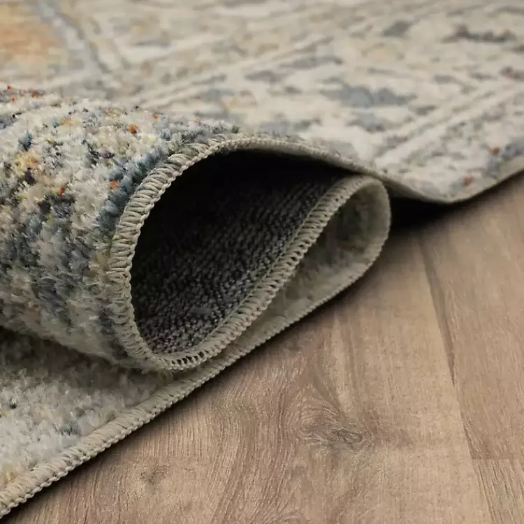 Area Rugs-Kirklands Home Wilcox Medallion Area Rug, 6x9 Ivory