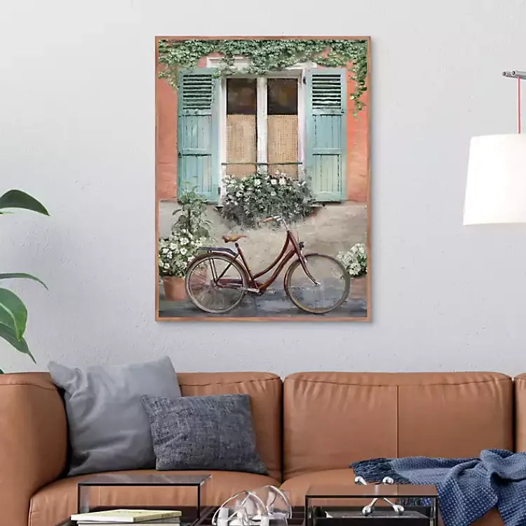 Framed Art-Kirklands Home Velo de Montpellier Framed Canvas Art Print