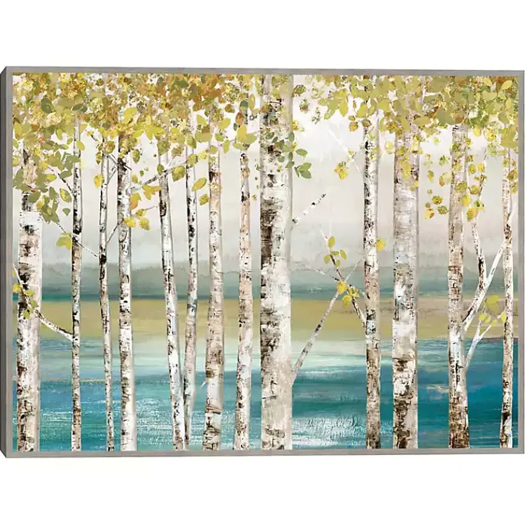 Framed Art-Kirklands Home Down by The River Framed Canvas Art Print