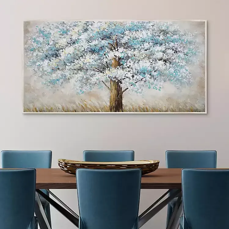 Canvas Art-Kirklands Home Blue Solitude Framed Canvas Art Print