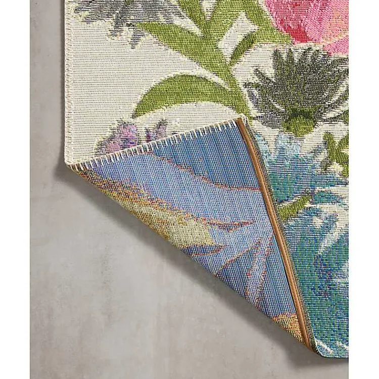 Area Rugs-Kirklands Home Daylight Garden Party Indoor/Outdoor Rug, 6x9