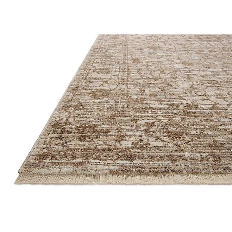 Area Rugs-Kirklands Home Neutral Sorrento Medallion Area Rug, 5x7 Tan