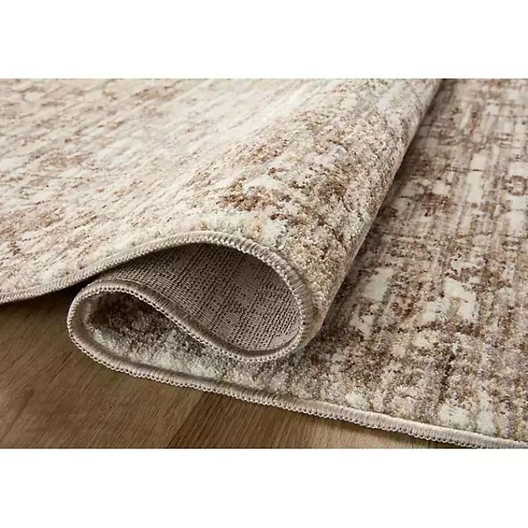 Area Rugs-Kirklands Home Neutral Sorrento Medallion Area Rug, 7x10 Tan