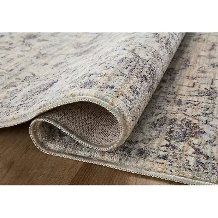 Area Rugs-Kirklands Home Charcoal Sorrento Medallion Area Rug, 6x9 Gray