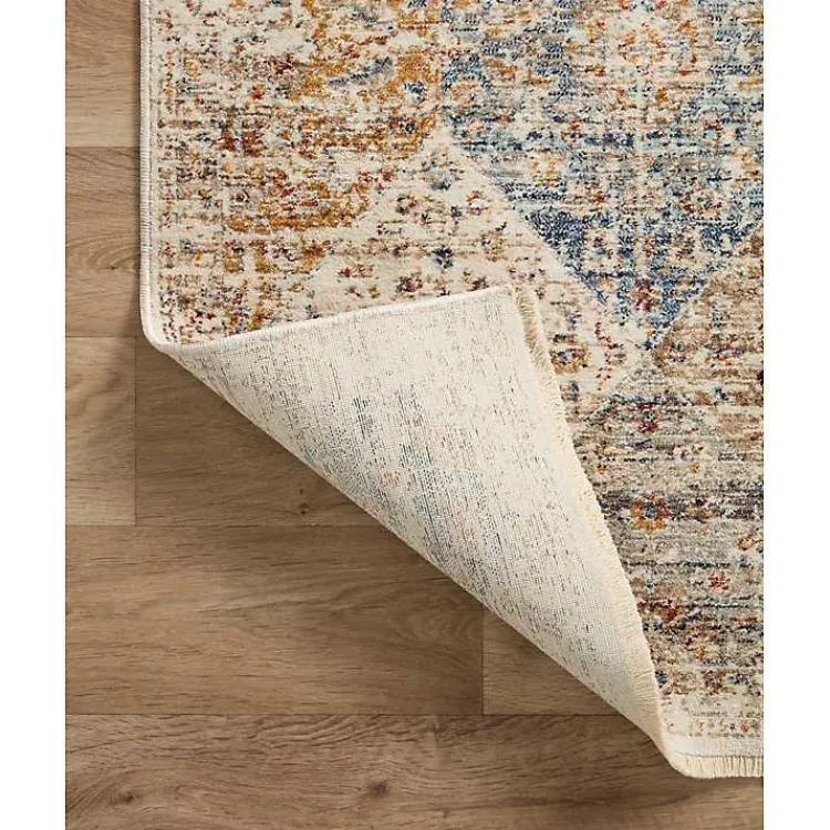 Area Rugs-Kirklands Home Neutral Diamond Patchwork Area Rug, 5x7