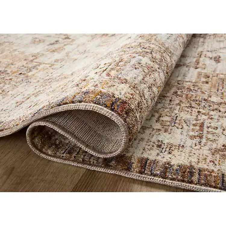 Area Rugs-Kirklands Home Mocha and Cream Sorrento Area Rug, 5x7