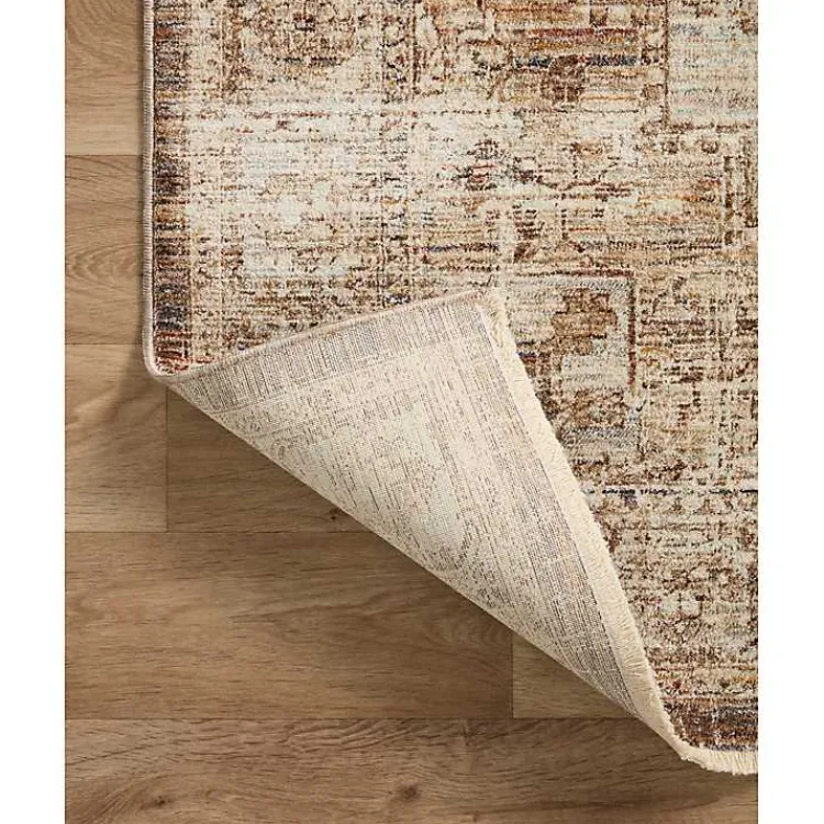 Area Rugs-Kirklands Home Mocha and Cream Sorrento Area Rug, 5x7