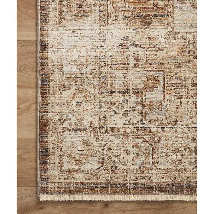Area Rugs-Kirklands Home Mocha and Cream Sorrento Area Rug, 7x10