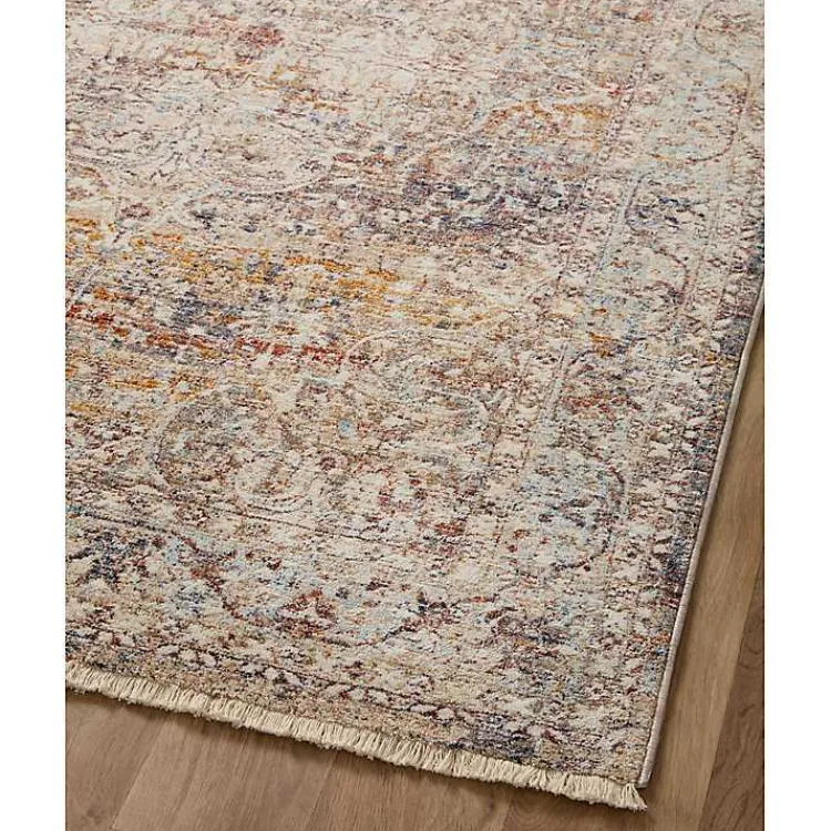 Area Rugs-Kirklands Home Warm Neutral Lucca Area Rug, 6x9