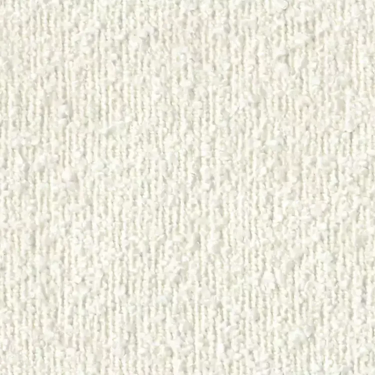 Accent Chairs-Kirklands Home Boucle Wood Frame Accent Chair White