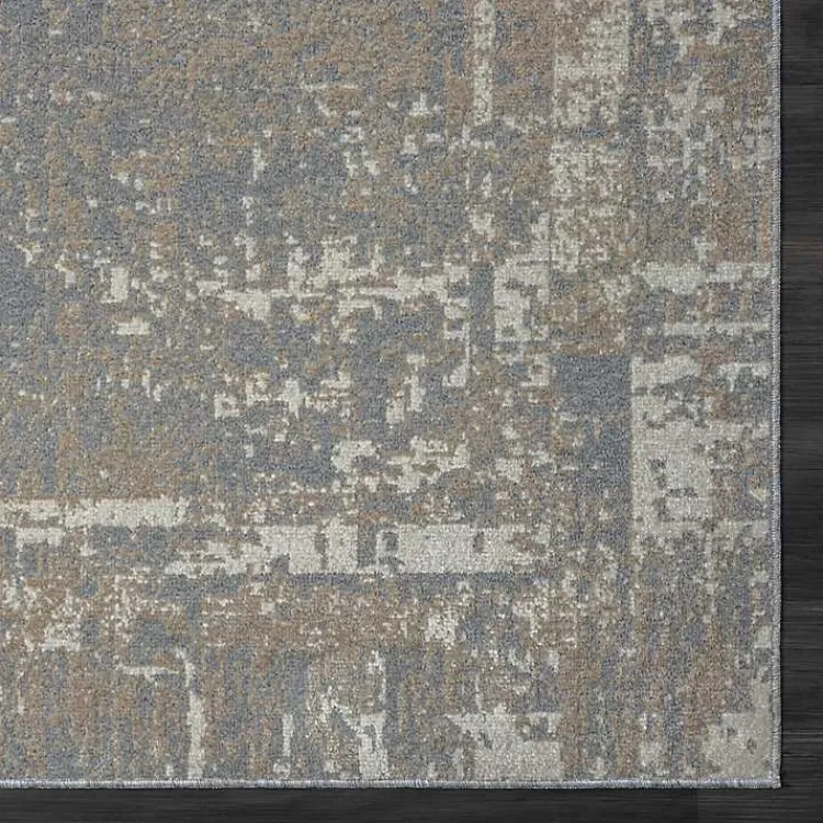Area Rugs-Kirklands Home Distressed Washable Area Rug, 5x7 Gray