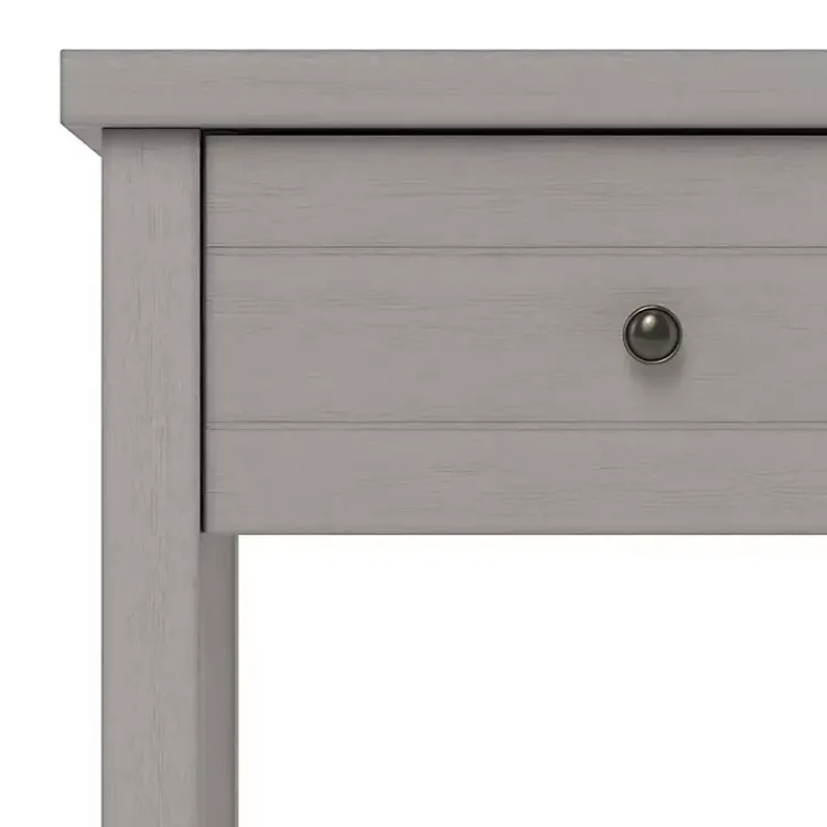 Accent & End Tables-Kirklands Home Bailie Wooden Side Table Gray