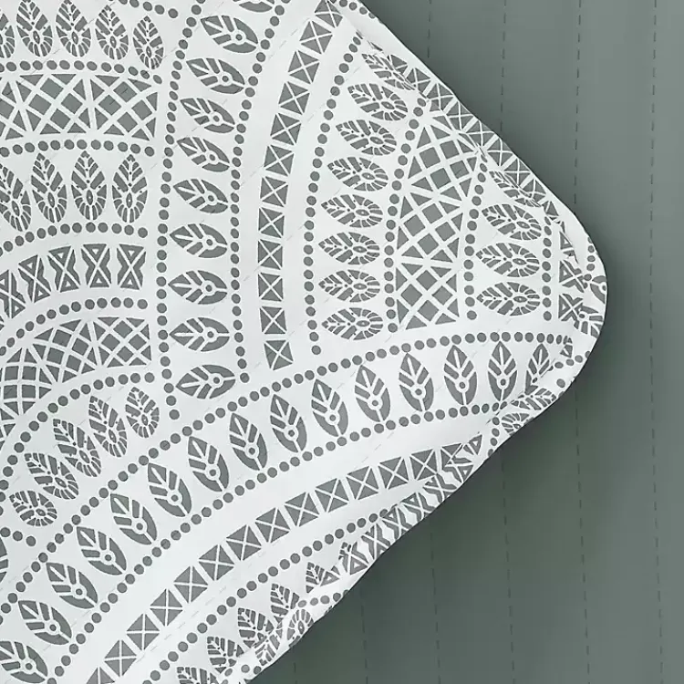 Quilts-Kirklands Home Green Scalloped Reversible 2-pc. Twin Quilt Set